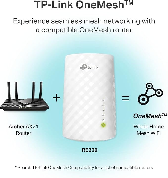 TP-Link WiFi Extender with Ethernet Port, Dual Band 5GHz/2.4GHz, Covers Up to - Image 7
