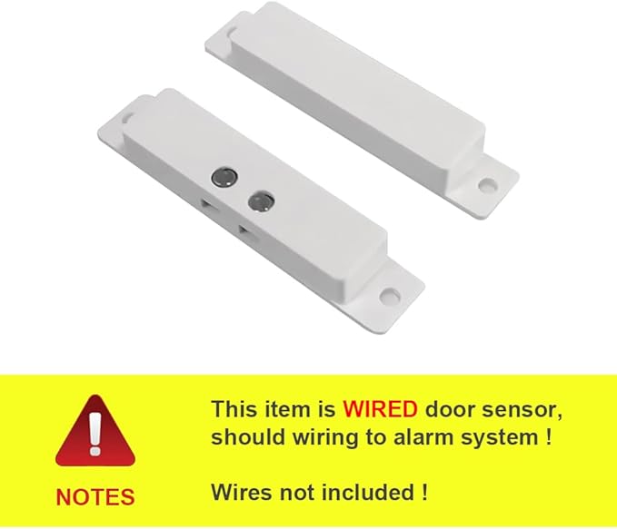 4 Sets NC Wired Door Alarm Magnetic Contact Sensor - Image 2
