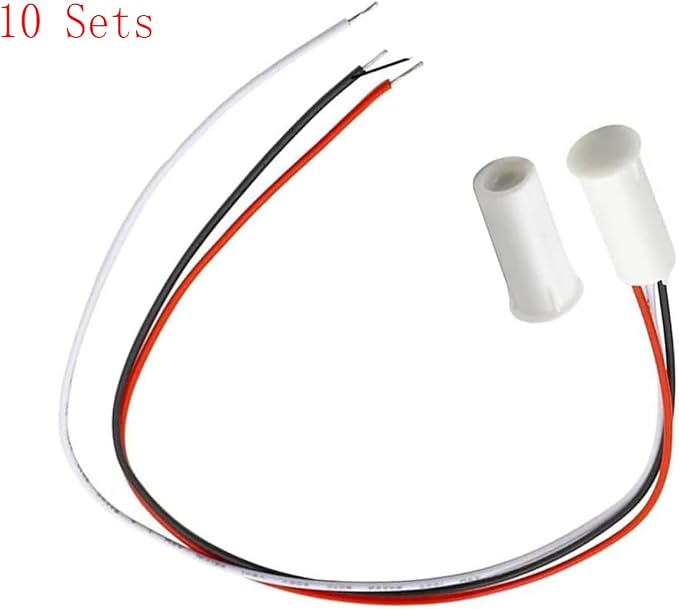 RC-35 NC/NO Magnetic Reed Switch Recessed Wired Door Window Alarm, Magneti Door - Image 4