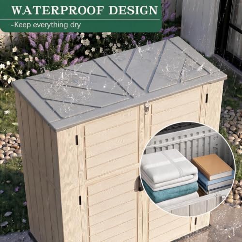 Storage Shed Weather Resistant Resin Outdoor - Image 3