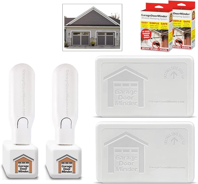 Garage Door Minder® 2 Door + 2 Room Combo Pack. 100% Wireless. No Wi-Fi. - Image 2