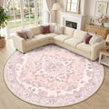 RELEANY Washable Area Rug, Round 10ft by RELEANY
