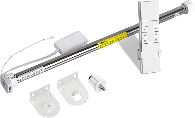 ZigBee Smart Blind Motor with Built-in Battery, Rechargeable Roller Shade Motor by HUIYEETEX