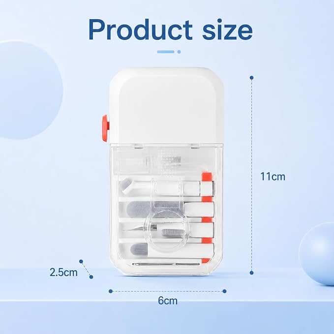 14 in 1 Earphone Cleaner Kit, Charging Port Cleaner, - Image 7