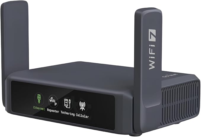 GL.iNet GL-BE3600 Portable Travel Router, Pocket Dual-Band Wi-Fi 7, 2.5G Router by GLiNet