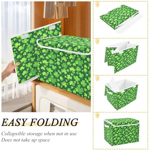 Bolaz Clover St Patrick Day Storage Bins - Image 4
