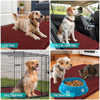 OLANLY Dog Door Mat for Muddy Paws 59x24, Super Absorbent Chenille Mud Mat - Image 7