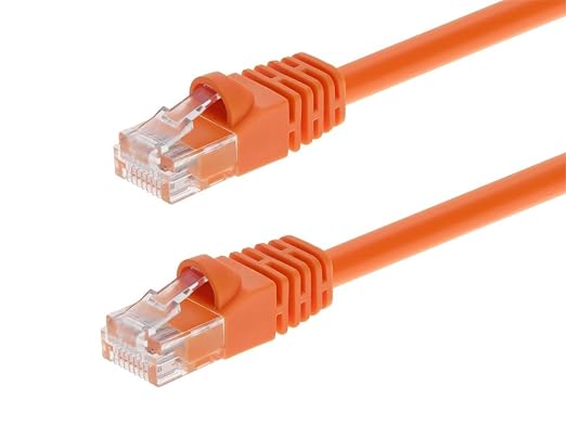 Monoprice 50FT 24AWG Cat6 500MHz Crossover Ethernet Bare Copper Network Cable by Monoprice