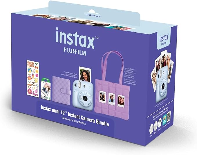 FUJIFILM INSTAX Mini 12 Holiday Bundle 2025 | Pastel Blue - Image 7