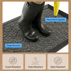 GORILLA GRIP WeatherMAX Door Mat, Indoor Outdoor Use - Image 6