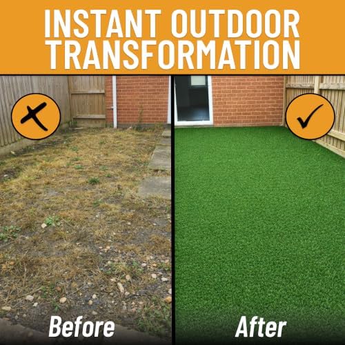 Ottomanson Artificial Grass Runner Lite 31" x 8' - Image 7