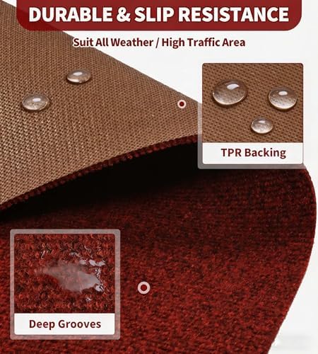 jxgzyy Red Runner Rug 2'11" x 9'10" - Image 5