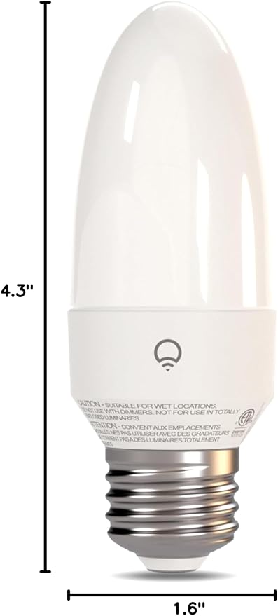 LIFX Color Smart Candle LED Bulb, E26 Base, Wi-Fi RGBW Flame Effect - Image 12
