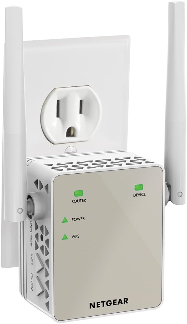 NETGEAR Dual-Band WiFi 5 Range Extender – Coverage up to 1, 500 sq. ft. by NETGEAR
