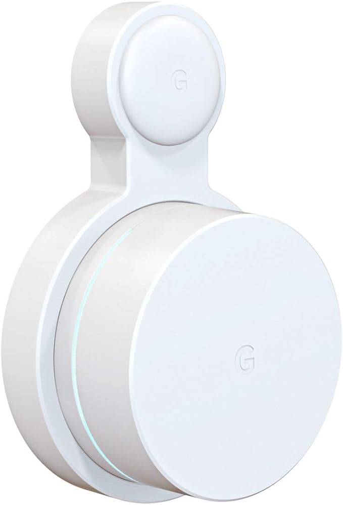 Pefecon Outlet Wall Mount for Google WiFi AC1200, No Messy Wires Space Saving by Pefecon