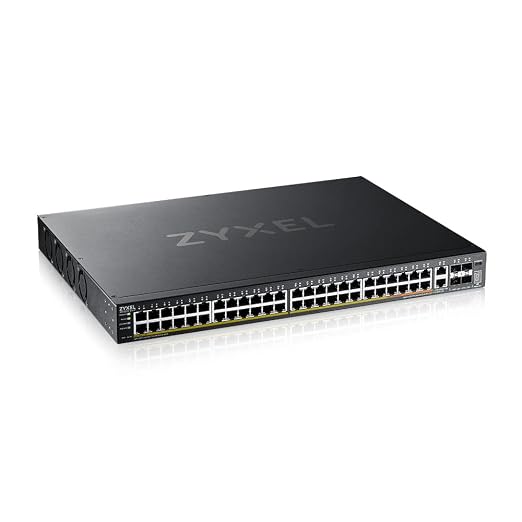 Zyxel 48-Port PoE Gigabit Switch | Nebula Cloud Managed/L3 Access | 40x PoE+ & by ZYXELNETWORKS