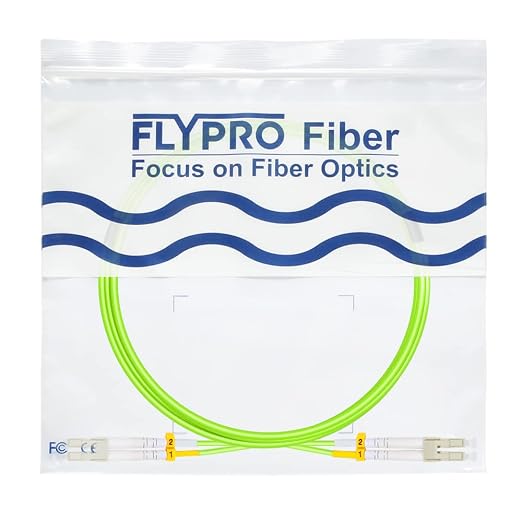 FLYPROFiber- LC to LC Fiber Patch Cable OM5 5M/16ft, Length Options: 0.2m-20m - Image 7