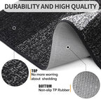 Kitinjoy Indoor Outdoor Door Mat, 45x27 Non-Slip Dirt Trapper Doormats - Image 3