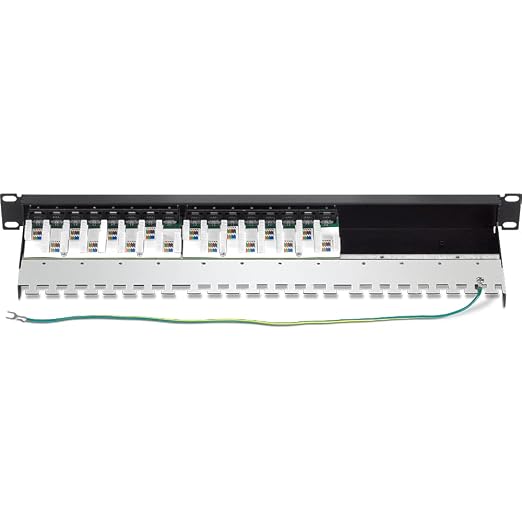 TRENDnet 16-Port Cat6A Shielded Patch Panel, 1U 19" Metal Housing, 10G Ready - Image 5