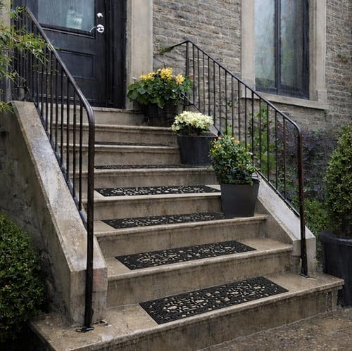 Stair Treads — 4 Pack 10x30 inch Non-Slip Rubber Stair Mats - Image 3