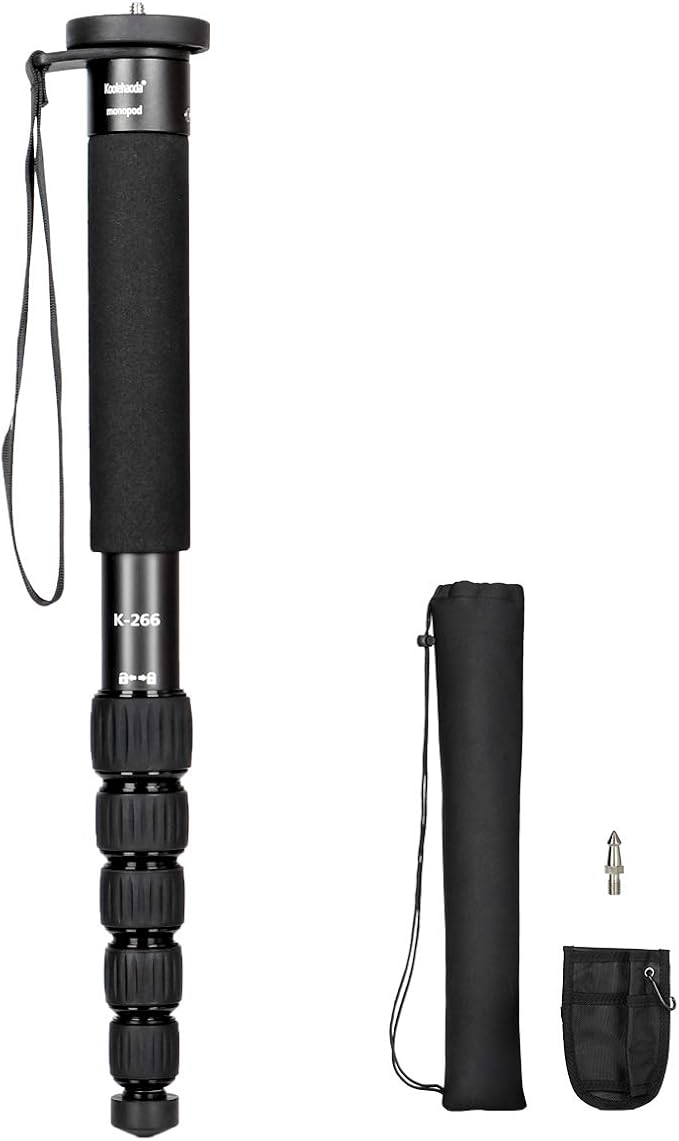 Koolehaoda Camera Monopod 61" Aluminum Portable Photography Unipod Stick by Koolehaoda