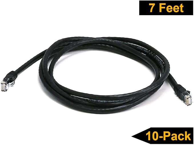 iMBAPrice 10' Cat5e Network Ethernet Patch Cable, 10 Pack - Image 4