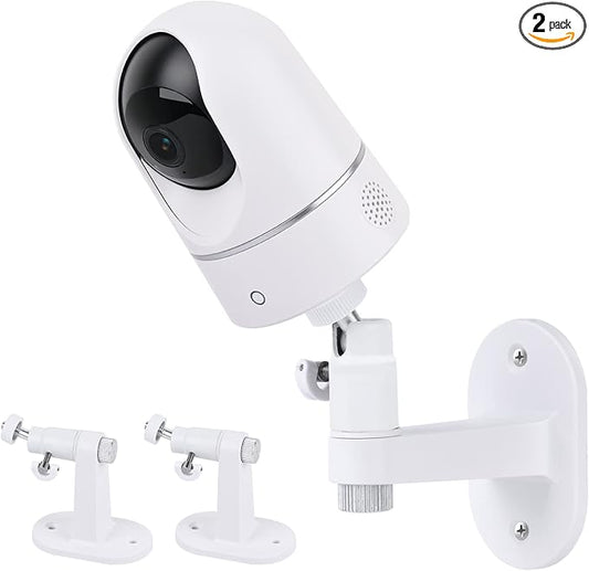 2Pack Adjustable Wall Mount for Eufy Security Indoor Cam P24 and E220, No-Drill by wochel