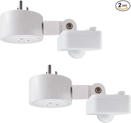 Motion Sensor Switch Indoor Plug in Motion Sensor Light Sockets Adjustable by Taigeguang