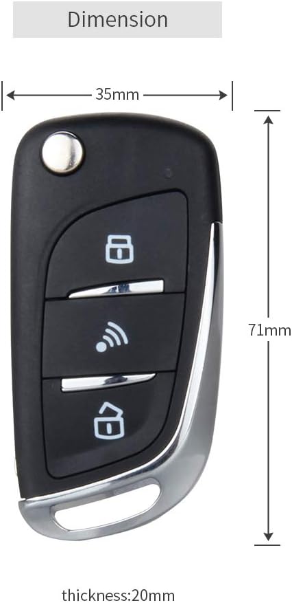 EASYGUARD EC003N-V-1 PKE Passive Keyless Entry Car Burglar Alarm Security Push - Image 2