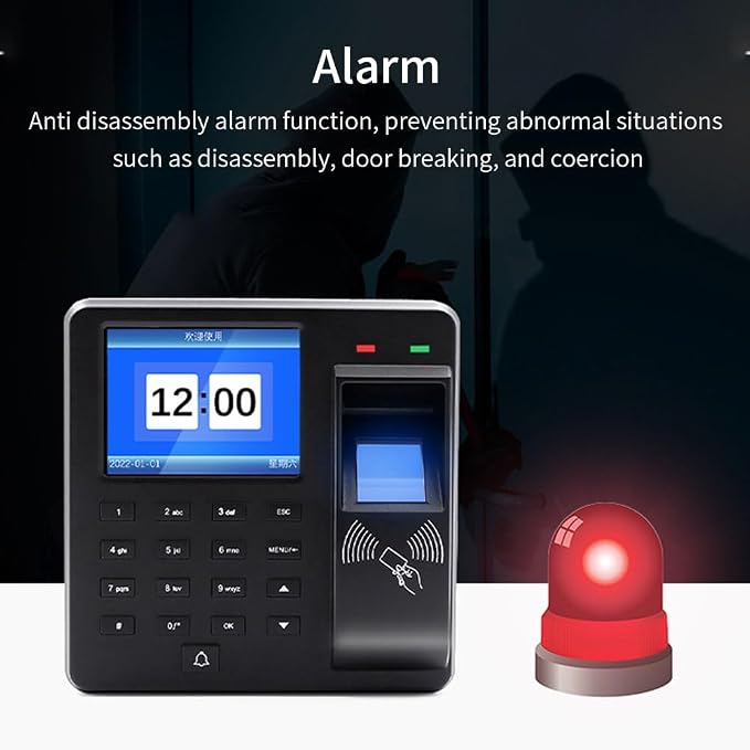 Access Control Time Attendance Machine Fingerprint Recognition/Password/Card - Image 8