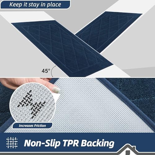 BEQHAUSE Dirt Trapper Door Mat 24" x 60", Doormat Non-Slip - Image 5