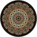 Chair Mat for Hardwood Floor Anti-Slip Floor Protector Round Gaming Computer by GZQIAWY