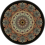 Chair Mat for Hardwood Floor Anti-Slip Floor Protector Round Gaming Computer by GZQIAWY