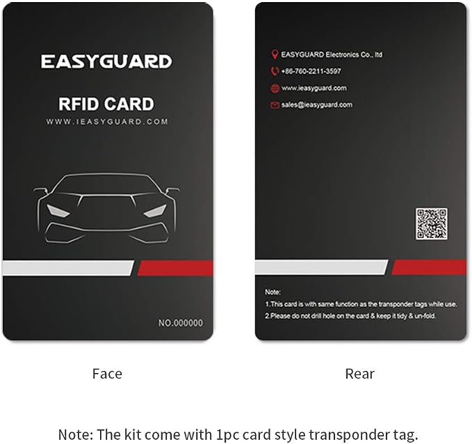 EASYGUARD EC004 Smart RFID Push Engine Start Button kit & Keyless Go System - Image 8