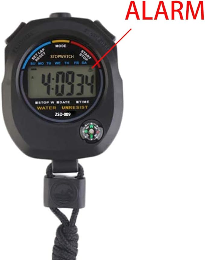Pgzsy 2 Pack Multi-Function Electronic Digital Sport Stopwatch Timer, Large - Image 2