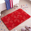 Capoda 1 Pcs Patriotic Bath Mat 20 x 30 Inch Red Patriotic Star Bathroom Rug by Capoda