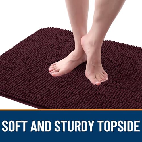 OLANLY Dog Door Mat for Muddy Paws 45x27, Super Absorbent Chenille Mud Mat - Image 4