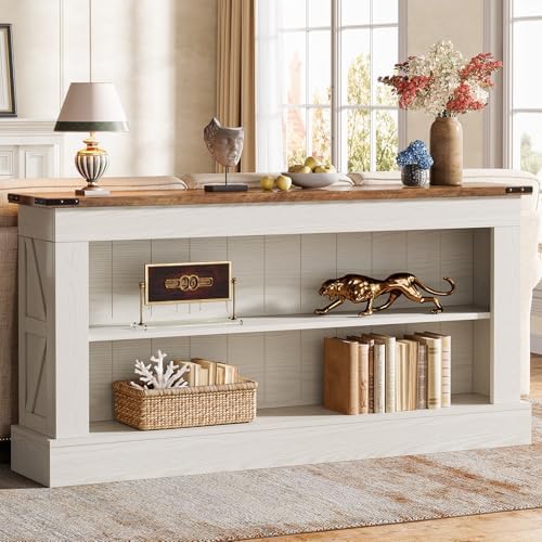 Tribesigns 63" Console Table, 3-Tier Entryway Table by Tribesigns