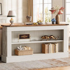 Tribesigns 63" Console Table, 3-Tier Entryway Table by Tribesigns