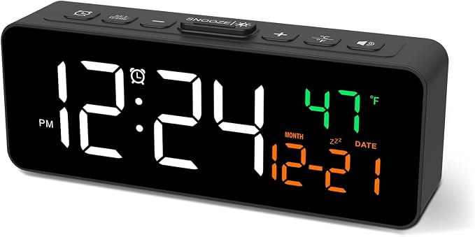 Netzu 3-in-1 Digital Clocks for Living Room by Netzu