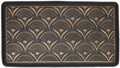 Bronze Floral Rubber Boot Tray, 15x31 Inch Large, Decorative Waterproof Mat by Unknown