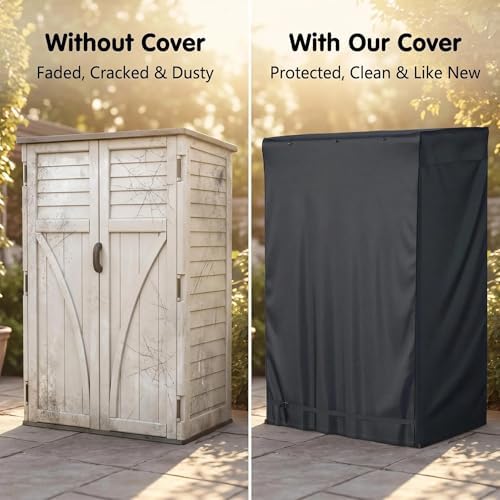 Outdoor Storage Shed Cover 72"x46"x78" - Image 5