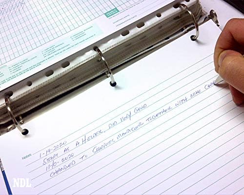 NextDayLabels - Employee Daily Attendance History Records, Letter Size Cards - Image 5