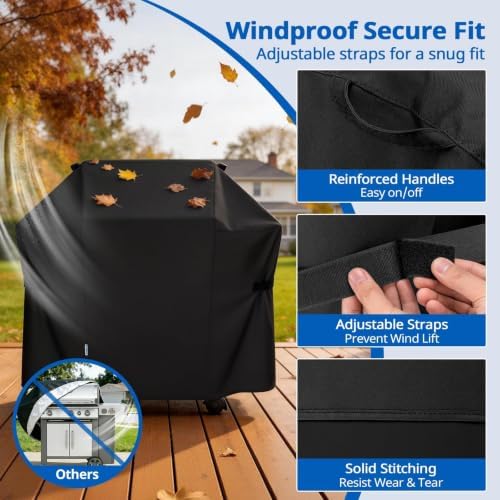 SunPatio Waterproof 52 Inch Grill Cover - Image 5