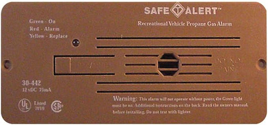 Safe T Alert 30-442-P-BR Classic Propane/LP Gas Alarm - 12V by SafeTAlert