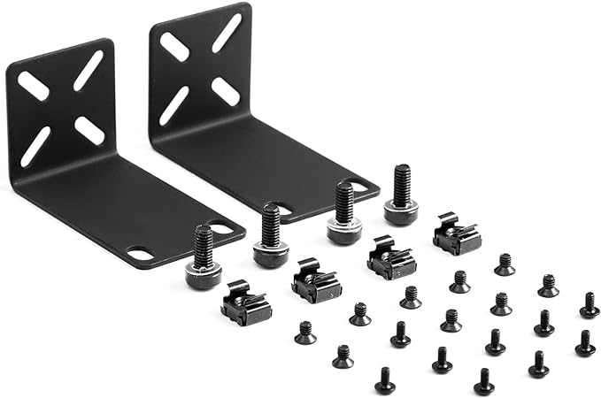 Rack Mount Kit for 12.6 inch Switches, Adjustable Rack Ears for Netgear by PhyinLan