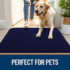 OLANLY Dog Door Mat for Muddy Paws 59x24, Super Absorbent Chenille Mud Mat - Image 6