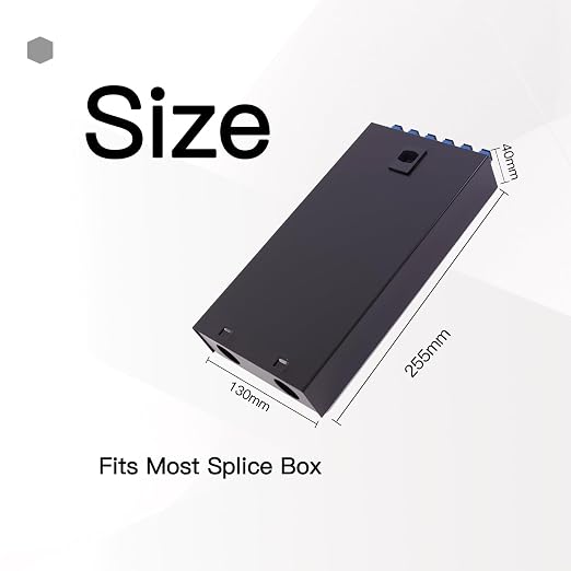 SC SM 6Port Box +Cables Wall Mount Fiber Enclosure - Image 4