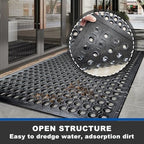 35"X24" Outdoor Rubber Floor Mats Non-Slip Restaurant Mat Commercial Kitchen - Image 5