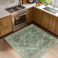 RELEANY Washable Area Rug, Square 4'x4' by RELEANY